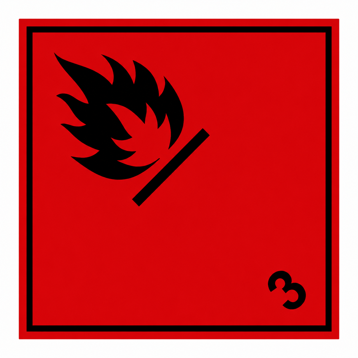Class 3 Flammable Liquid